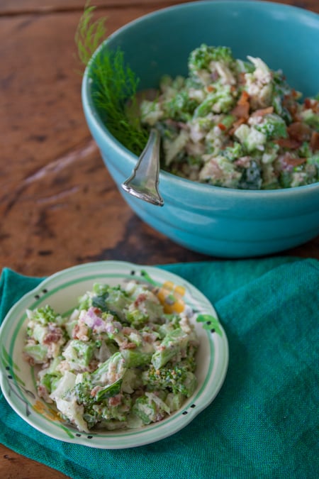 broccoli cheddar salad with bacon broccoli cheddar salad with bacon