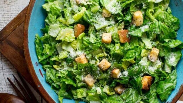 Homemade Caesar Salad Dressing (without Egg)