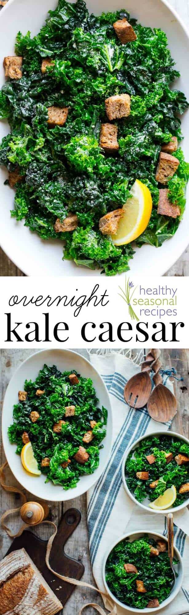 collage of Kale and Salad