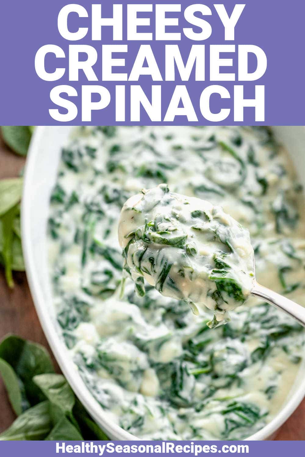 Creamed Spinach with Cheese - Healthy Seasonal Recipes