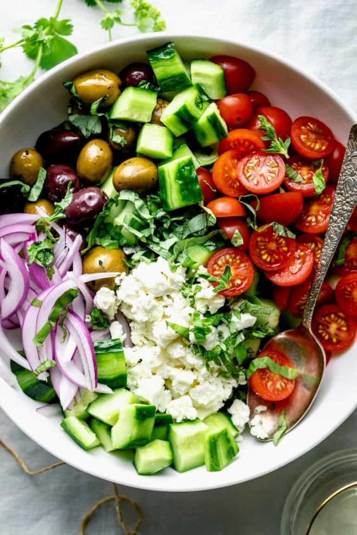 15 Minute Greek Cucumber Salad Healthy Seasonal Recipes