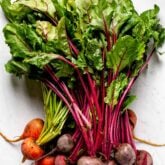 beets with greens attached