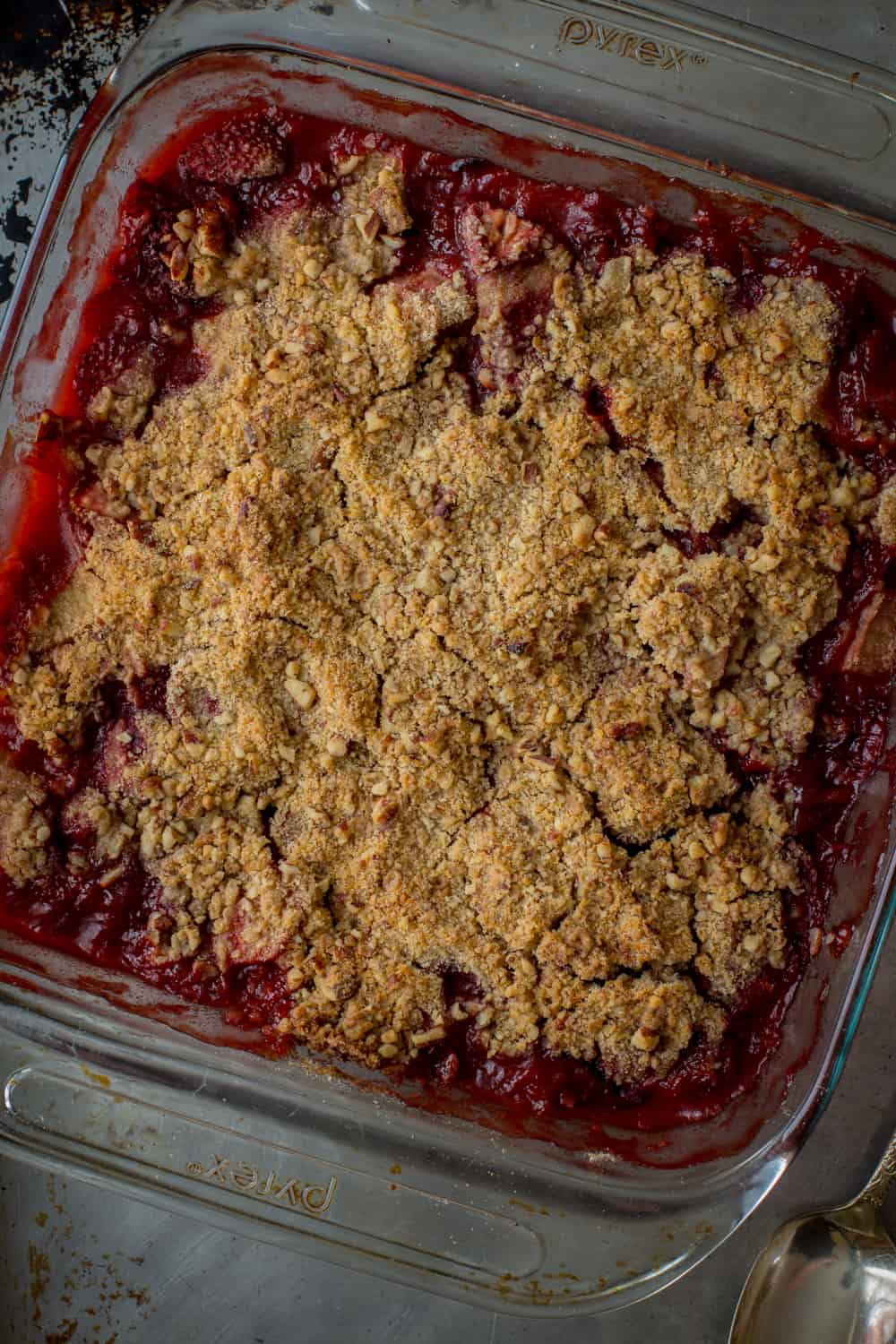 glutenfree strawberry rhubarb crisp Healthy Seasonal Recipes