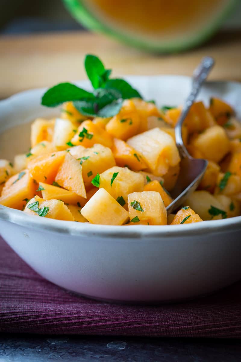 melon mint salad