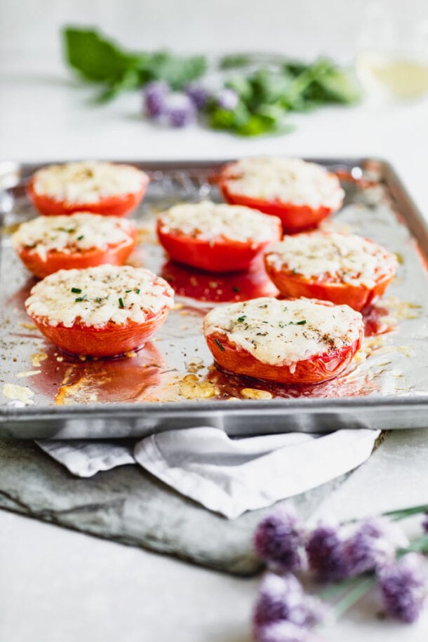 cheddar roasted tomatoes Healthy Seasonal Recipes