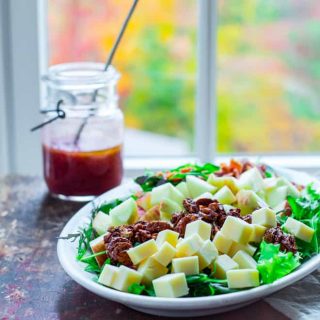 Vermont Fall Salad with Cheddar and Bacon