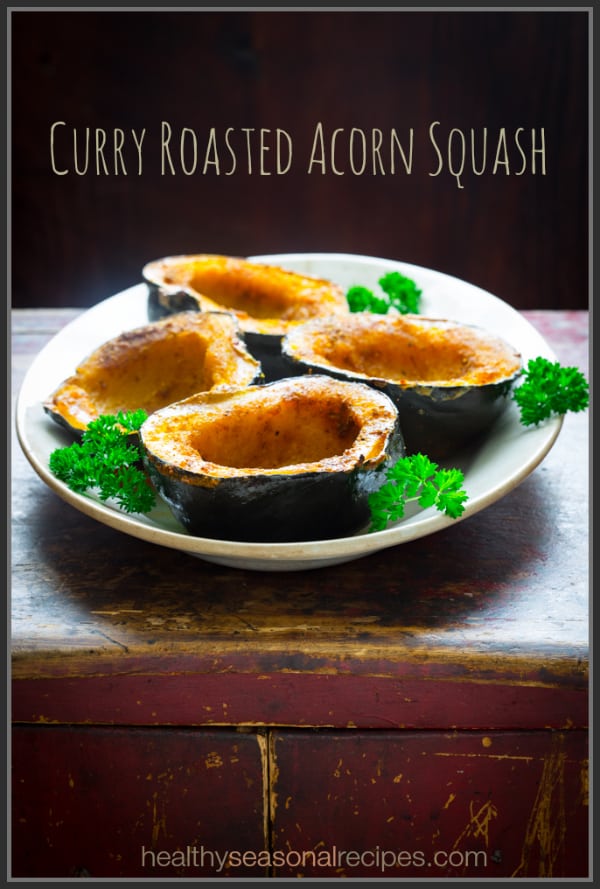 Curry Roasted Acorn Squash