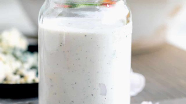 princess polly baby blue dress Healthy Blue Cheese Dressing with Greek Yogurt (No Mayo!) main image 0