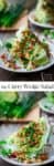 wedge salad photo collage with text