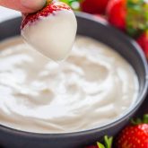 Easy Maple Greek Yogurt Dip | Just 3 ingredients| Healthy Seasonal Recipes