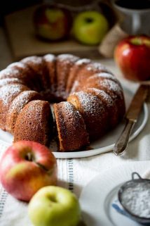 Gluten-free Applesauce Bundt Snack Cake on Healthy Seasonal Recipes