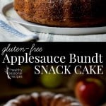 bundt cake photo collage with text