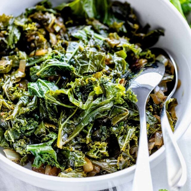 Sautéed Kale with Cider Vinegar Healthy Seasonal Recipes