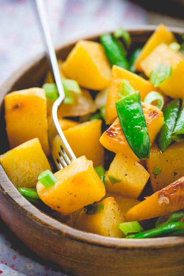 brown sugar and coconut glazed rutabaga salad Healthy Seasonal Recipes