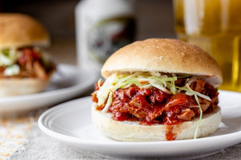 Slow Cooker Barbecue Pulled Chicken Healthy Seasonal Recipes