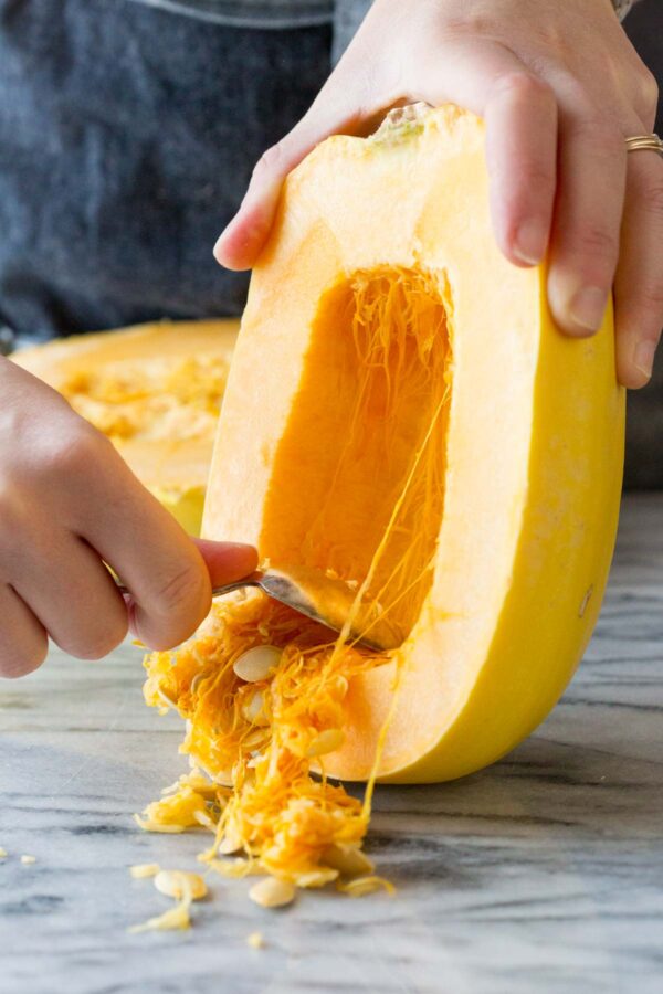 How To Cook Spaghetti Squash In The Microwave Healthy Seasonal Recipes