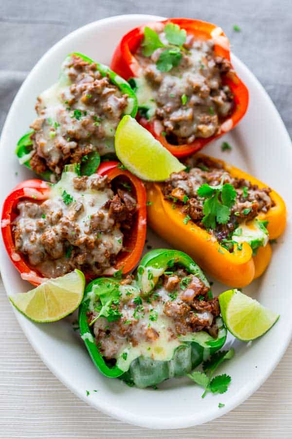 Low-Carb Mexican Stuffed Peppers | Healthy Mexican Recipes | Homemade Recipes