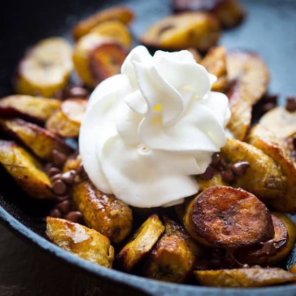 Maple Allspice Roasted Plantains