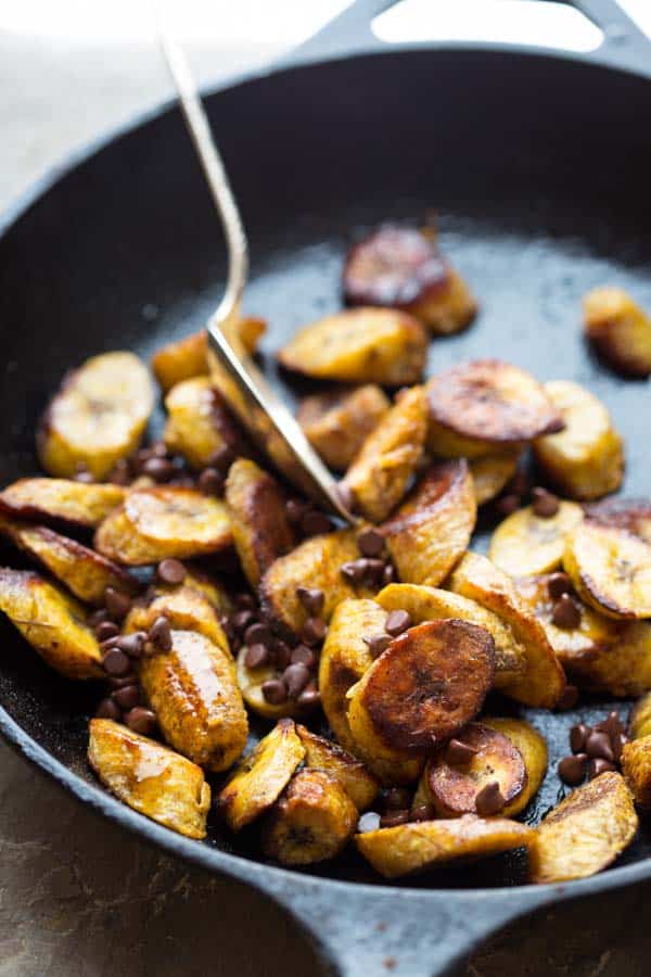 maple allspice roasted plantains {vegan and paleo} Healthy Seasonal
