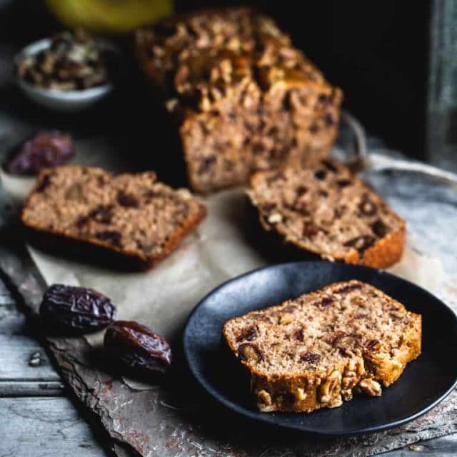 Healthy Banana Bread with Dates and Walnuts Healthy Seasonal Recipes