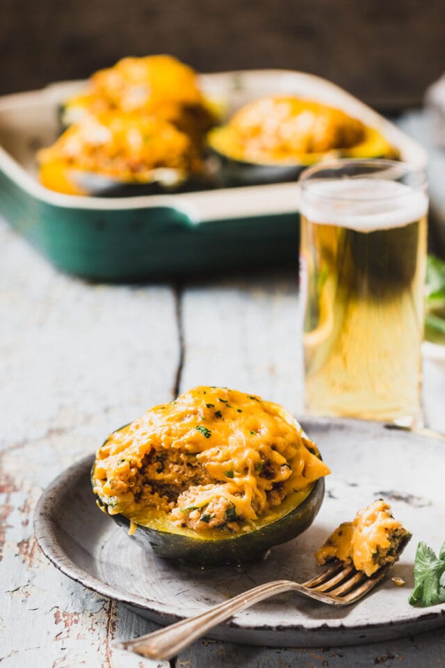 Mexican quinoa stuffed acorn squash Healthy Seasonal Recipes