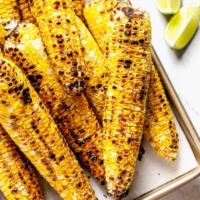 Grilled Corn with Chipotle Lime Butter