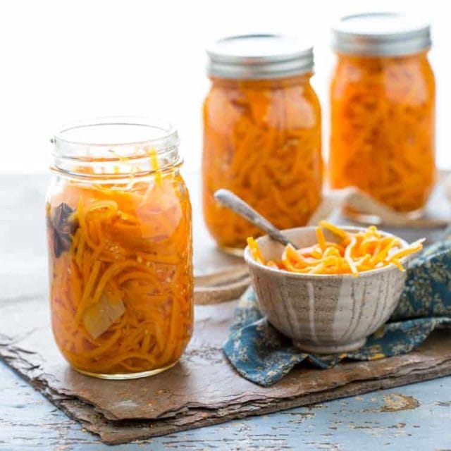 Ginger Pickled Carrots Healthy Seasonal Recipes
