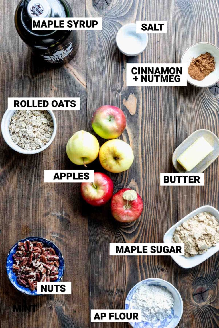 MapleSweetened Healthy Apple Crisp Healthy Seasonal Recipes