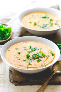 15-minute Thai Pumpkin Soup | Vegan | Vegetarian | Coconut Milk | Fall | Weeknight | Healthy Seasonal Recipes
