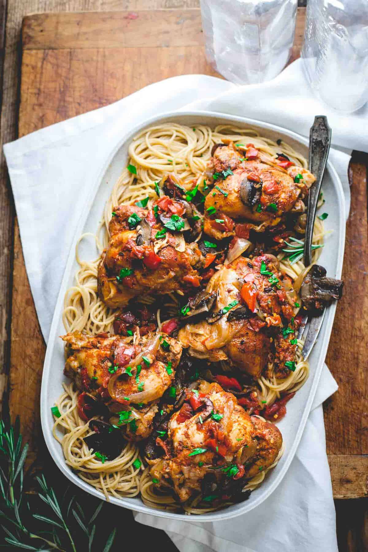 slow cooker chicken cacciatore Healthy Seasonal Recipes