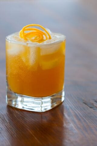 15+ Festive Winter Cocktails | maple meyer lemon whiskey sour | Winter | Healthy Seasonal Recipes | Katie Webster
