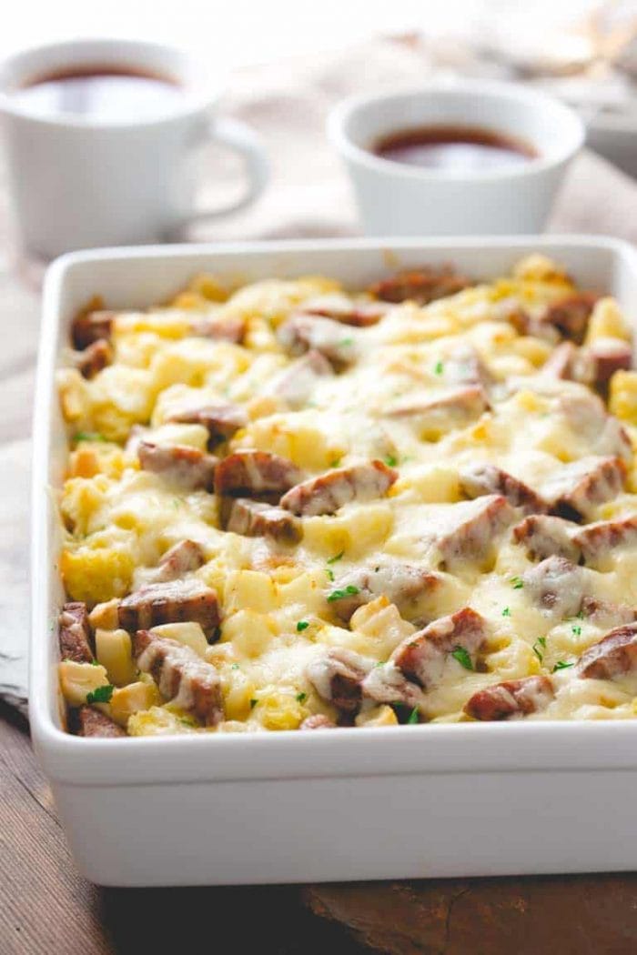 Apple Strata Apple Cheddar and Sausage Breakfast Strata - Healthy Seasonal Recipes