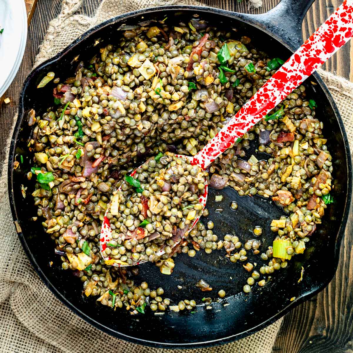 French Lentils with Bacon Healthy Seasonal Recipes