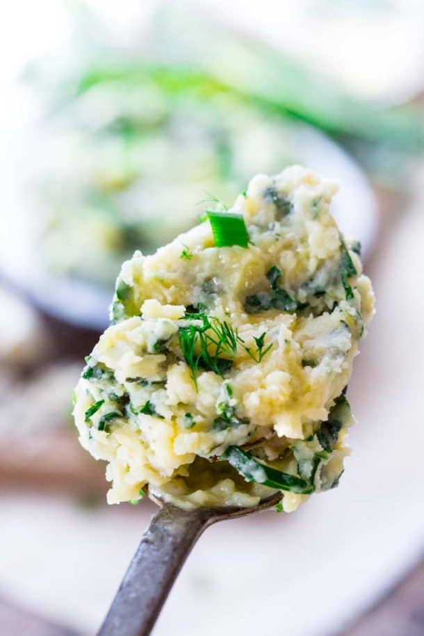 Kale Colcannon with Cheese and Horseradish - Healthy Seasonal Recipes