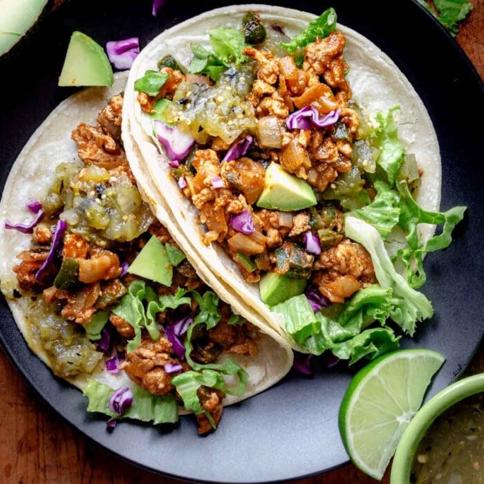 Ground Chicken Tacos (20 Minute Recipe) Healthy Seasonal Recipes
