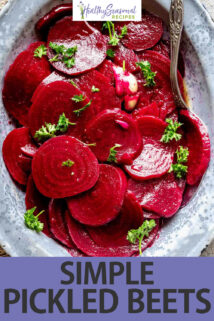 pickled beets text overlay