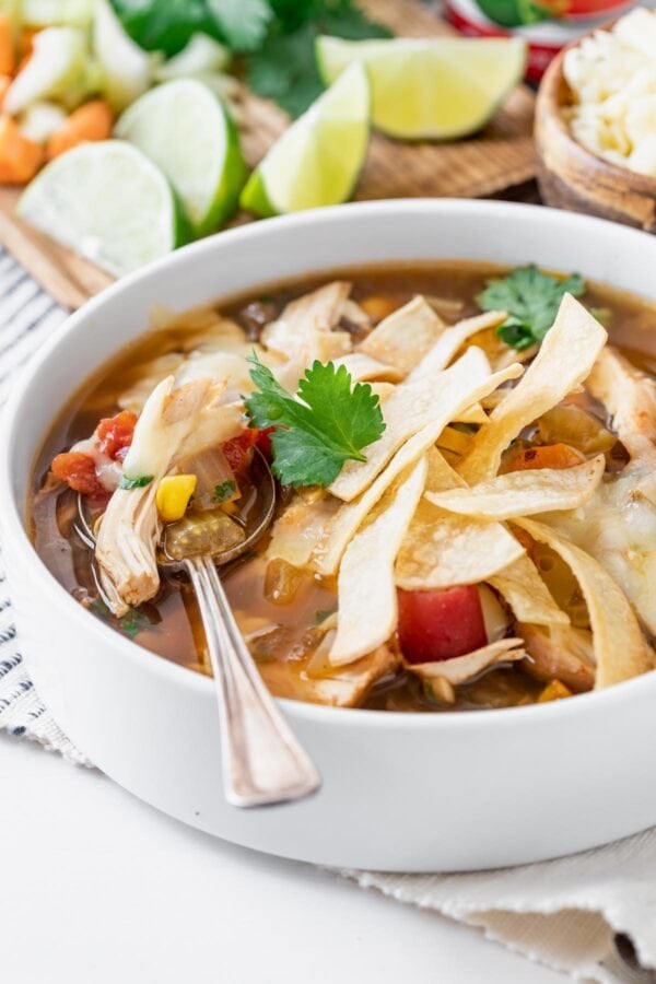 Slow Cooker Chicken Tortilla Soup Healthy Seasonal Recipes