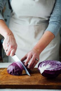 How to cut cabbage on Healthy Seasonal Recipes