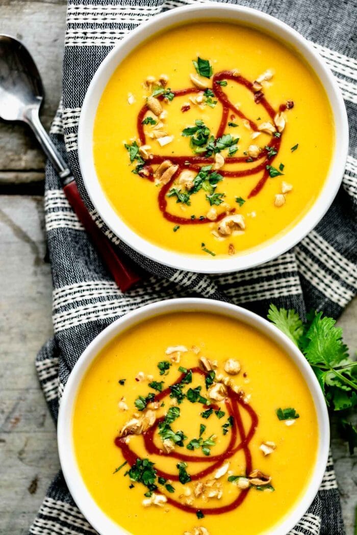 Sweet Potato and Peanut Soup - Healthy Seasonal Recipes
