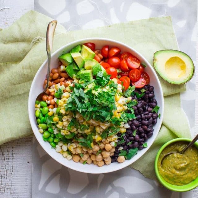 Mexican Four Bean Salad Healthy Seasonal Recipes