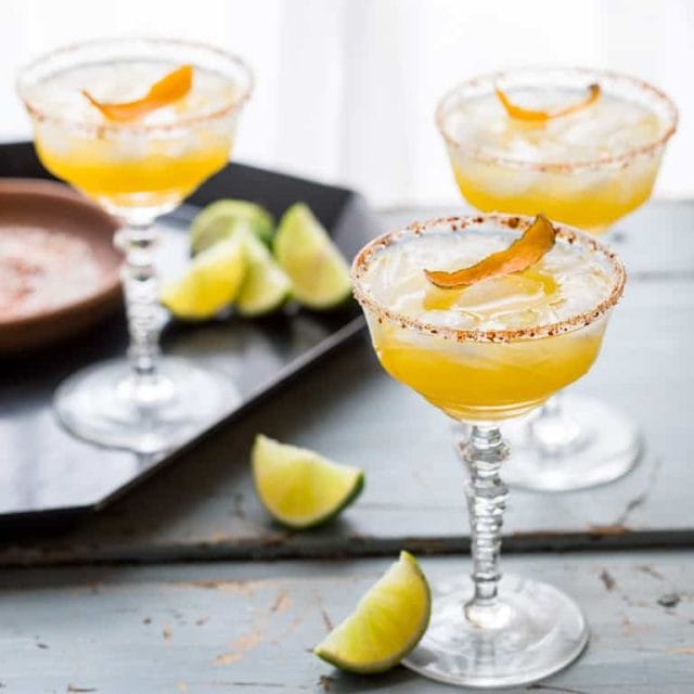 Smoky Mescal Margaritas