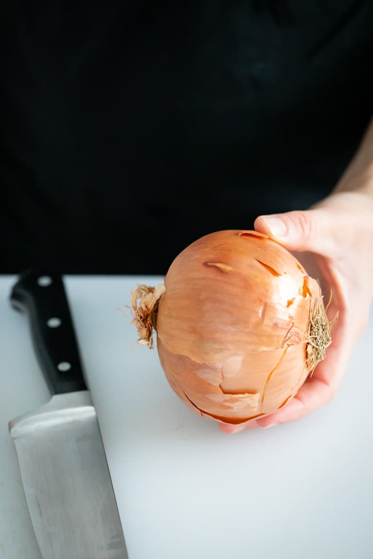 a yellow onion