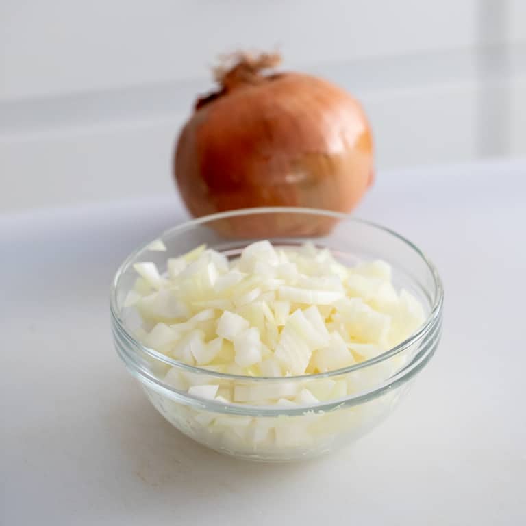 diced onion