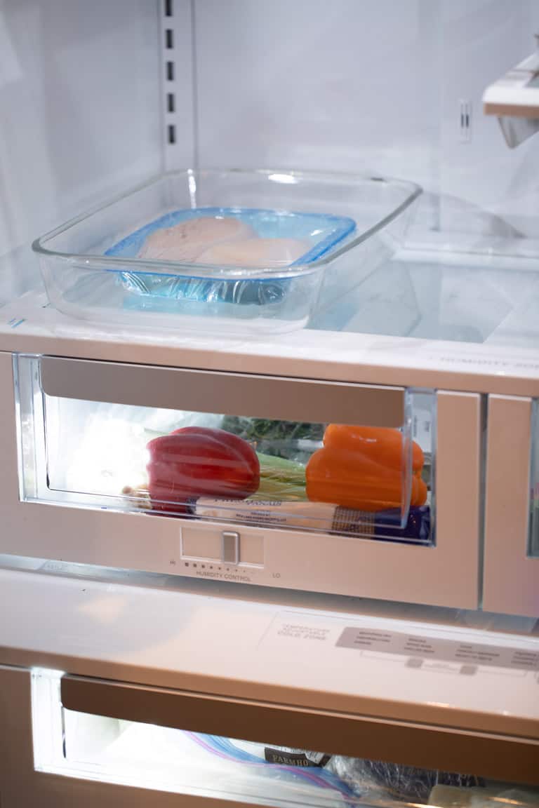 how to thaw chicken in the fridge