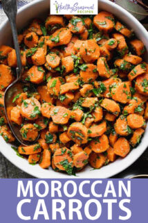Moroccan Carrots text overlay