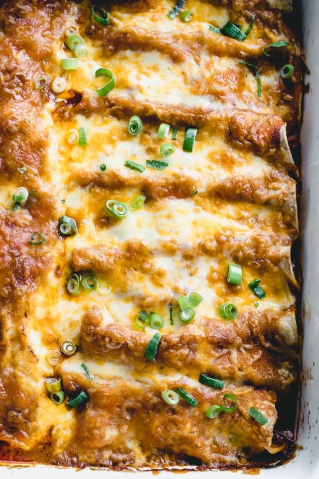 Quick & Easy Chicken Enchiladas Healthy Seasonal Recipes