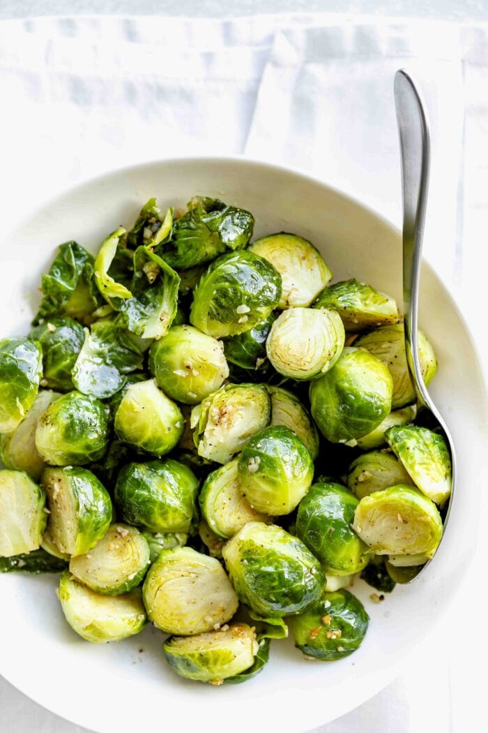 Simple Steamed Brussels Sprouts Healthy Seasonal Recipes