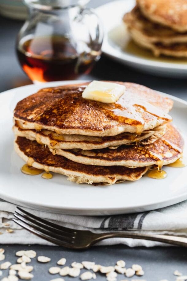 Healthy Oatmeal Pancakes (Easy, Fluffy, Moist} Healthy Seasonal Recipes