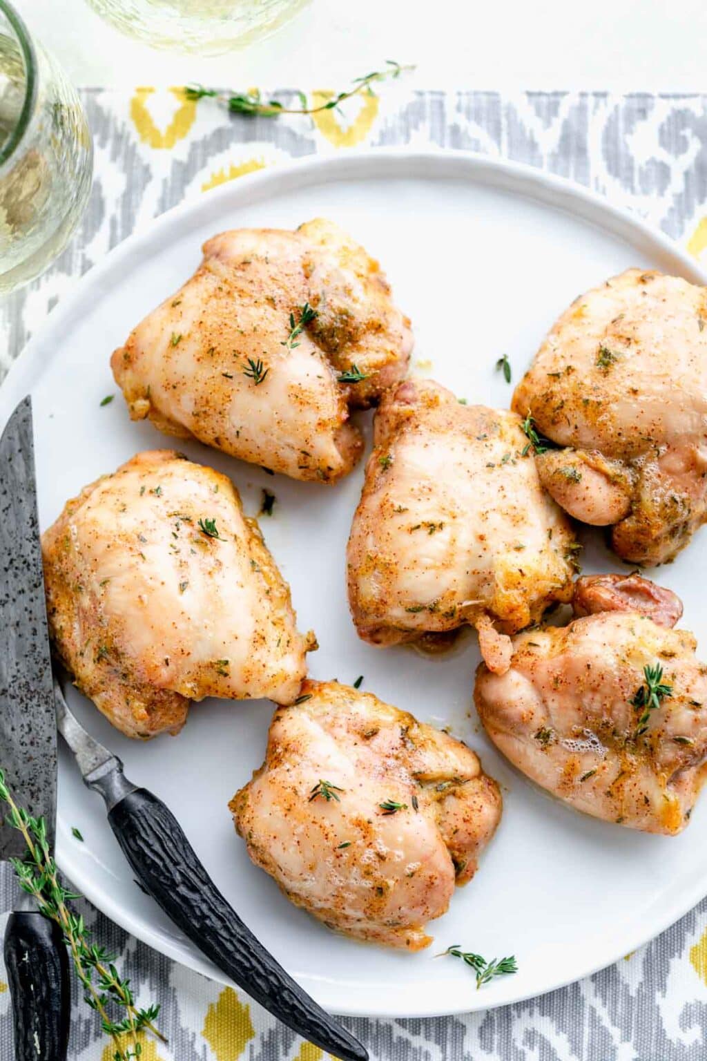 5Ingredient Honey Mustard Chicken Thighs Healthy Seasonal Recipes