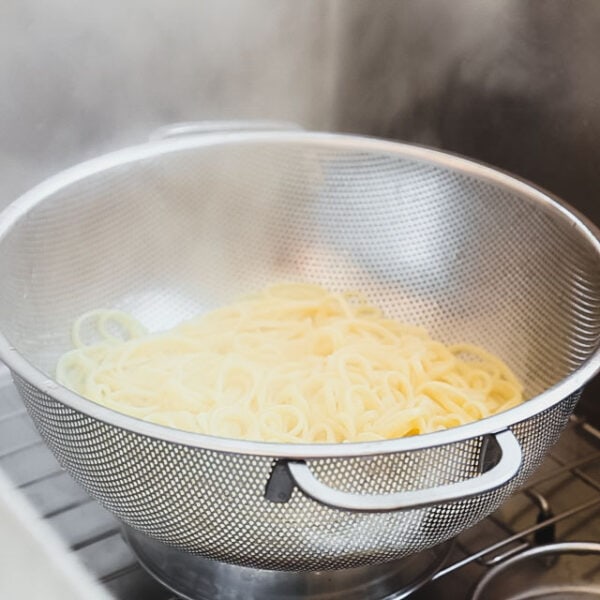 Drain the pasta